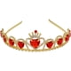 thumbnail image 1 of BRIGHTFUFU Elegante corona de diamantes de imitación con corazones, diadema decorativa, tocado de novia, hermosa tiara de cristal, accesorio para el cabello de boda, 1 of 8