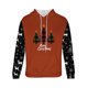 thumbnail image 5 of Sudadera con capucha para hombre, estilo casual, con cuello redondo, estampado, manga larga, blusa de poliéster, 5 of 5