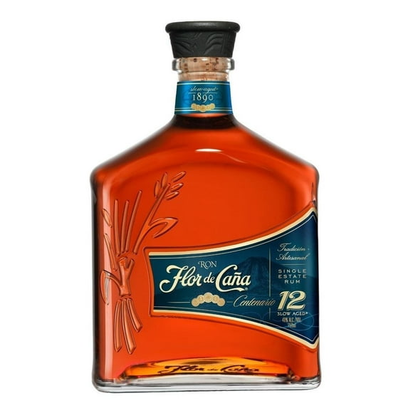 Paquete de 3 Ron Flor De Caña Centenario 12 Años 750 ml Flor De Caña Paquete de 3