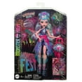 thumbnail image 6 of Monster High Monster Fest Lagoona Blue Fashion Doll with Festival Outfit, Band Poster and Accessories, 6 of 6