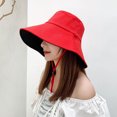 thumbnail image 4 of bestolf Bucket Hat 360 Degree UV Protection Adjustable Drawstring Fisherman Hat with Wide Brim Summer Travel Hat, 4 of 8