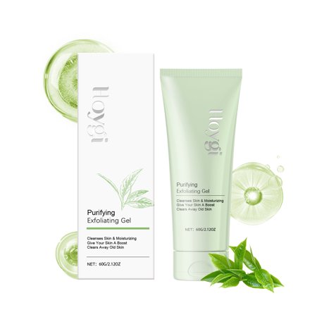 Hoygi Facial Exfoliating Gel, Gently Cleansing Pores Rejuvenating Exfoliating Blackheads Cleansing Facial Gel
