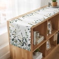 thumbnail image 6 of Table Runners 70 Inches Long Dress Scarves, Green Eucalyptus Farmhouse Coffee/Dining/Kitchen Table Decor, Holiday Table Runner, Watercolor Spring Weeping Botanical 13x70 Inch, 6 of 9