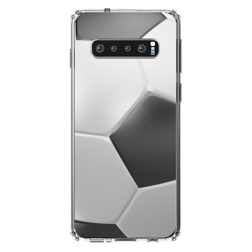 DistinctInk Clear Shockproof Hybrid Case for Samsung Galaxy S10+ PLUS(6