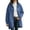 Blue-24, variant on Perfectbot Women's Hooded Zip Up Jacket, Full Zip Fall Hoodie with Drawstring & Side Pockets