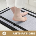 thumbnail image 3 of Buganda Kitchen Mats Anti Fatigue, Washable Rugs for Kitchen, Non Slip Kitchen Mats for Floor, 17.3"x48", Black, 3 of 9