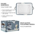 thumbnail image 2 of Yayeee Canvas Storage Basket with Handles for Shelves Fabric Bins Closet Organizer, Cute Animals, 2 of 8