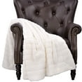 thumbnail image 1 of Cozy Soft Oversized 60 x 80 THROW BLANKET Ribbed Plush for Couch or Bed, 1 of 9