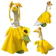 thumbnail image 6 of 23 Inch Porch Goose Outfit with Sunflower Design, Cute Fun Goose Clothes for Lawn Yard Patio Outdoor Decor, 6 of 6