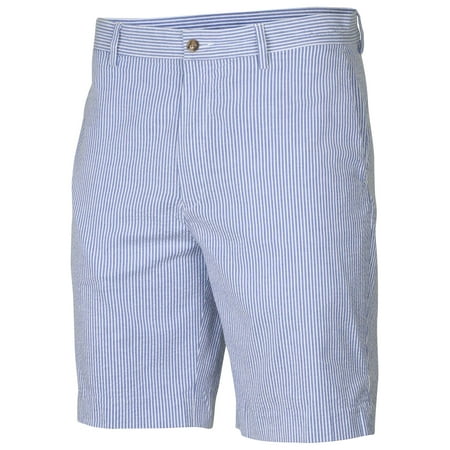Polo RL Classic Fit Stretch Striped Shorts (33, Blue/White)