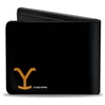 thumbnail image 2 of Yellowstone Dutton Ranch Vegan Leather Bi-Fold Wallet, 2 of 3