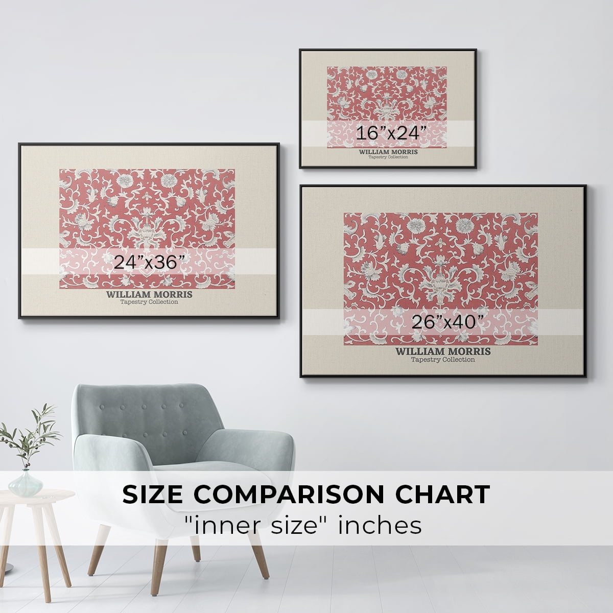 Vintage Abstract Print-LI Framed in Black Wood Gallery Wrapped Canvas 25 in. x 37 in.