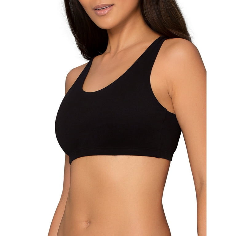 Fruit of the Loom, Intimates & Sleepwear, Fruit Of The Loom Built Up Sports  Bra Size 4 9001c Gray And 9012cx Black