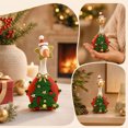 thumbnail image 4 of Liamobondopolis Desk Goose Christmas Outfit Set, Felt Christmas Tree Costume with Star Hat Fits 7 Inch Desktop Goose, 4 of 7