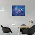 thumbnail image 6 of Nautical Jellyfish Bathroom Wall Art Fish Sea Life Pictures Wall Decor Blue Ocean Beach Jellyfish Pictures Canvas Prints Framed Modern Artwork for Bathroom Kitchen Bedroom Dining Room Office 16"x12", 6 of 6