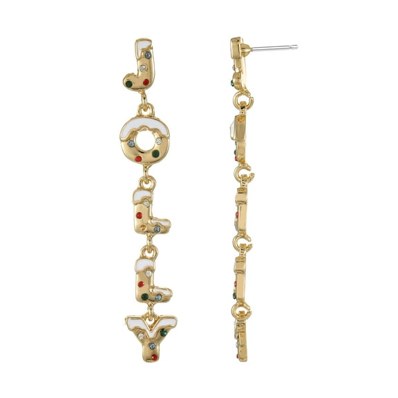 Holiday Time Jolly Earrings, 1 Pair