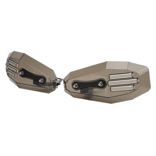 Motorcycle Hand Guards, Handlebar Guards Metal Durable Protective For Cycling Smoky
