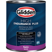 Glidden HEP Exterior Paint   Primer All-In-One, Tintable, Satin, 1 Quart