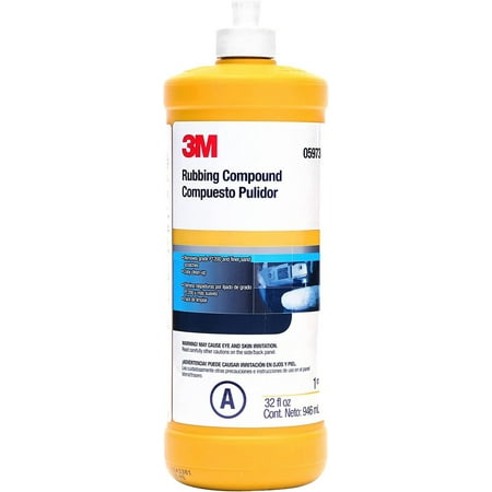 Rubbing Compound, 05973, Liquid Formula,1 qt (32 fl oz/946 mL)