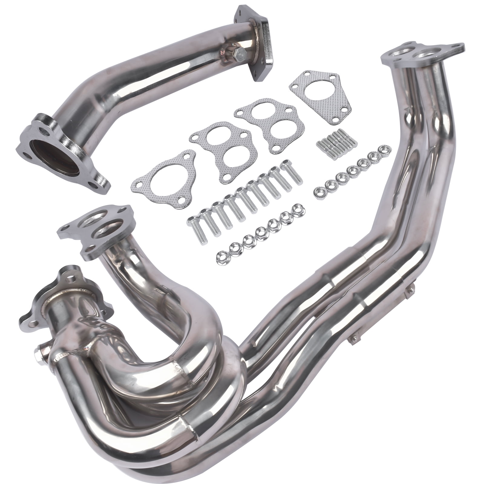 Mustrod Stainless Steel Exhaust Manifold Header for 2002-2006 Subaru Impreza WRX / STI EJ205 EJ255
