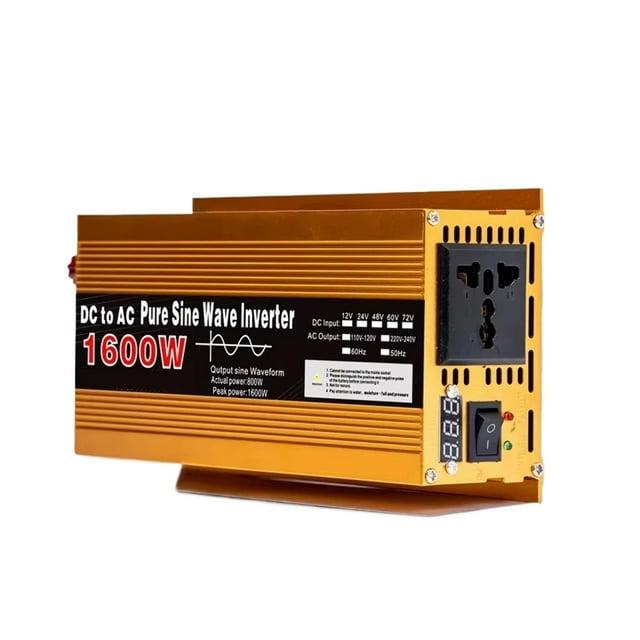 Inverter 12v/24v 220 Pure Sine Wave 1600W-3000W Multi-function Converter Car inverter ,Advanced Charging Protection Design