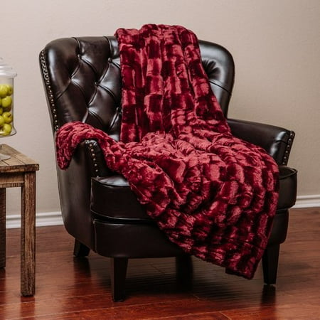 Chanasya Super Soft Cozy Sherpa Fuzzy Fur Warm Throw Blanket