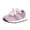 Purple, variant on Unisex Kids Retro Suede Athletic Sneakers Lightweight Lace Up Breathable Walking Trainers Non-Slip Soft Sole Casual Daily Footwear