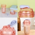 thumbnail image 4 of Protein Shaker Bottle with Mixing Ball, Leak Proof Fitness Water Cup for Gym, Portable Sports Shaker with Measurement Markings and Carry Loop, 4 of 7