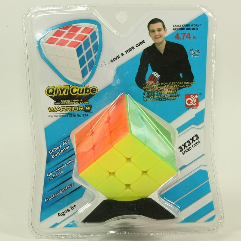  CuberSpeed QY Toys Warrior S 3x3 Stickerless Speed Cube Puzzle Warrior  S 3x3x3 Stickerless Cube : Toys & Games