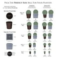 thumbnail image 5 of 3rd Street Inn 21" XXL Baby's Breath Indoor/Outdoor Artificial Topiary Ball - 1 Pack, 5 of 5
