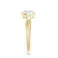 thumbnail image 3 of Rosec Jewels Certified Lab Diamond Oval Engagement Ring 1 Carat - 6x8 mm - EF-VS Quality, 14K Yellow Gold, US 12.00, 3 of 8