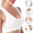 thumbnail image 7 of Gymayou 3-Pack Breathable Cool Liftup Air Bras Sports Bra Large Size Air Bra Comfortable Mesh Sports Bra for Women Multicolor #6 5XL, 7 of 7