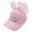 Pink, variant on Kids Hat Baby Girl Casual Pearl Crown Pattern Baseball Cap Visor Hats