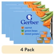 Gerber My 1st Veggies Starter Kit, Baby Food Puree, 2 oz Tubs, Variety (6 Pack)