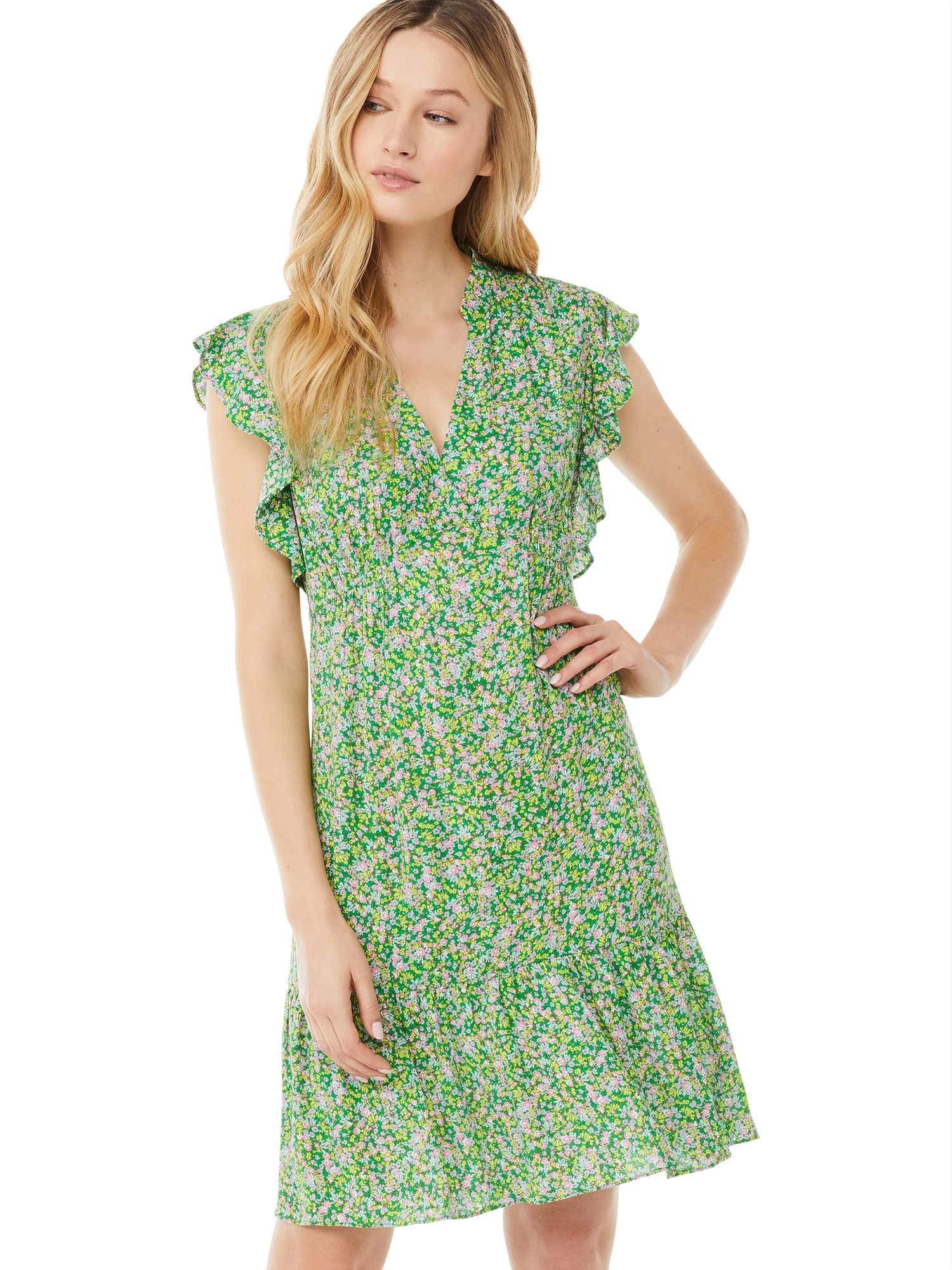Scoop Women's Floral Mini Dress