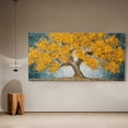thumbnail image 7 of Canvas Wall Art for Living Room - Large Yellow Tree of Life Canvas Prints, Modern Abstract Nature Painting for Kitchen Bedroom Office Wall Decor, 7 of 7