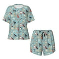 thumbnail image 4 of Lsque Animal Dog Women's Short-Sleeved Pajama Set - 2 Piece Soft and Lightweight Sleepwear Set-Medium, 4 of 9