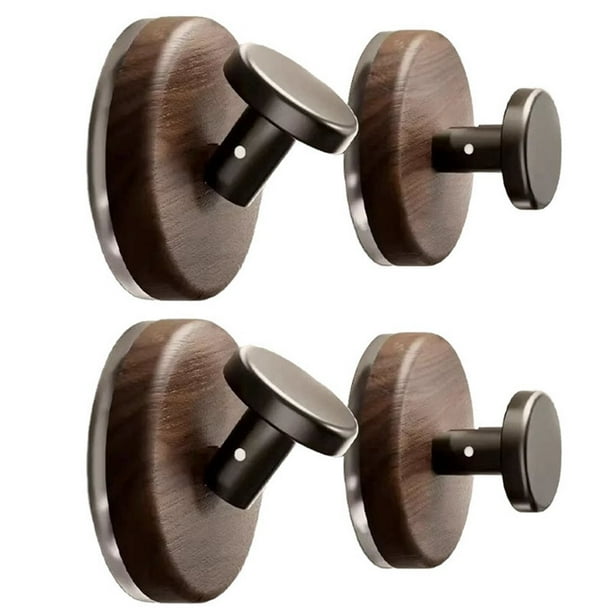 Percha para puerta de entrada, resistente, con ventosa para ventanas de vidrio, puertas y exteriores (paquete de 4)