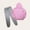 Pink, variant on NAISIBABY Outfit Sets for Girls Size 6, Comfy Pullover Elastic Waist Long Sleeved Hooded Sweatshirt With Sweatpants Purple