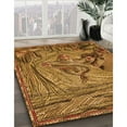 thumbnail image 3 of Ahgly Company Tapis Rectangulaire d'Intérieur Lavable en Machine Rouge Brun Transitionnel, 7 Pieds x 9 Pieds, 3 of 7