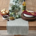 thumbnail image 3 of Light Rain Basket Fringe Table Runner 14x72, 3 of 3