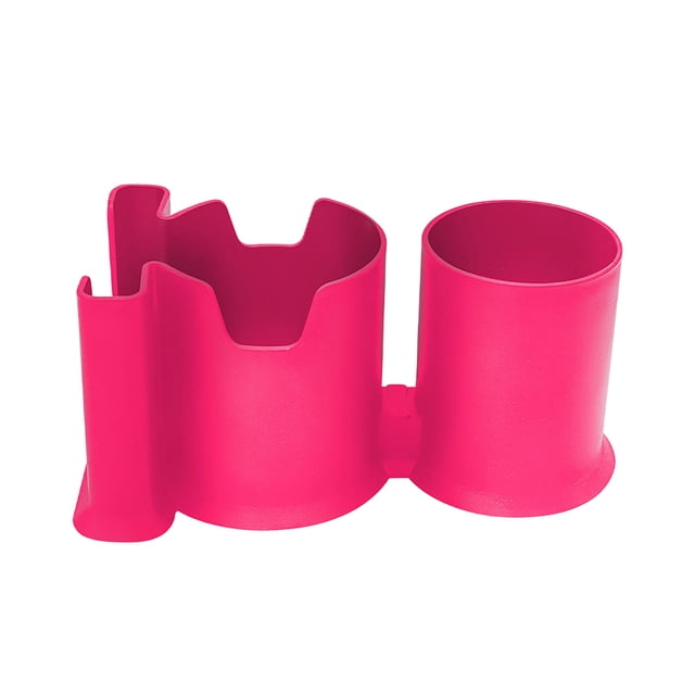 Weloille Dual Cup Paddle Board Cup Holder 1 Pack, Creative Water Paddleboard Beverage Phone Storage Rack, Anti-Slip Stable Multifunctional Organizer for Kayak Surfboard Boat Outdoor Water Sports