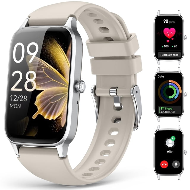 Reloj inteligente ChronArk con seguimiento de actividad física, pantalla HD de 1,57" e impermeable