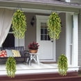 thumbnail image 2 of Artificial Flowers for Outdoors Plants Fake Plants Uv Resistant Faux Plastic Daffodils Flower Greenery Boxwood for Spring Planters Outdoor Front Porch Garden Porch Patio Decoration(Yellow), 2 of 5