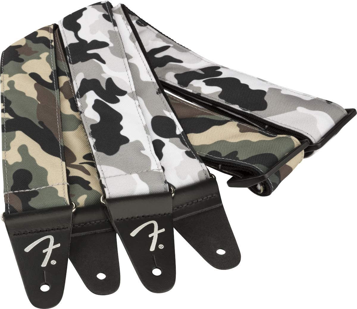 Fender 2" Winter White Camo Guitar Strap #0990638024