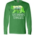 thumbnail image 3 of Inktastic Gatlinburg, Tennessee- Mountains and Bear Shape Long Sleeve T-Shirt, 3 of 5