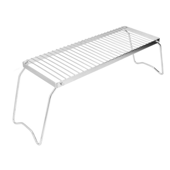 Foldable Barbecue Rack,Outdoor Barbecue Rack Portable Stainless Steel Grill Rack Outdoor BBQ Grill Rack Crafted with Care