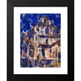 thumbnail image 2 of Christian Rohlfs 12x14 Black Modern Framed Museum Art Print Titled - Tessiner Hauser I (1928), 2 of 5