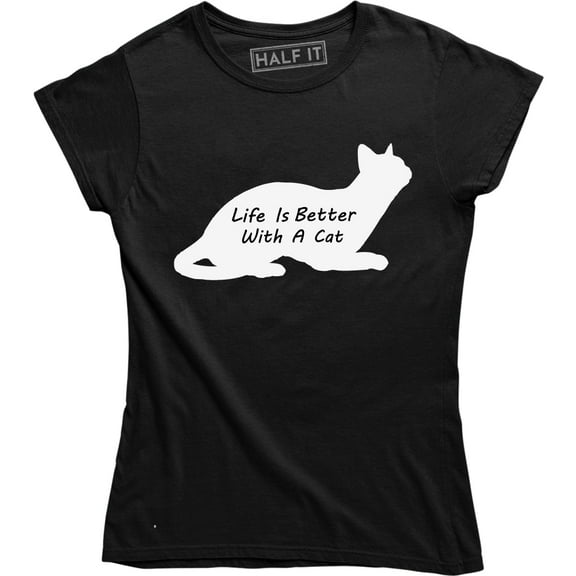 Life Is Better With A Cat - Animal Rescue Pet Lovers Women's Tank Top T-Shirt