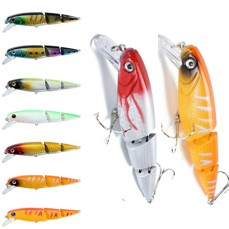 Fish Supplies 3-Segments Underwater Wobblers Multi-layer Lure Bait Floating  Swimbait Jointed Minnow Bait Fishing Tackle - AliExpress